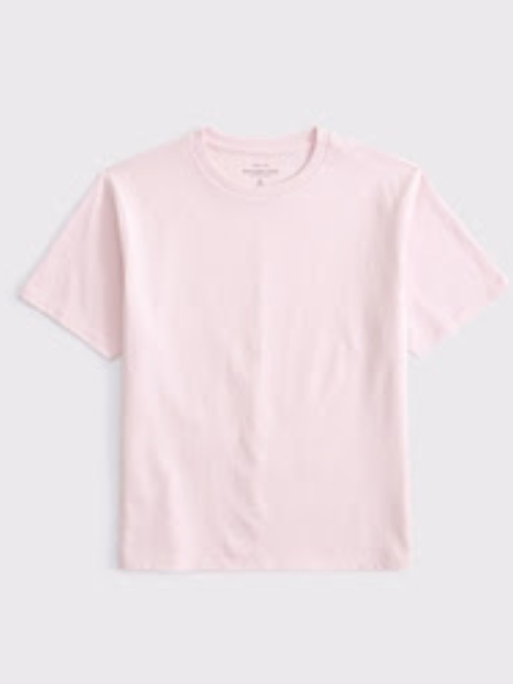 Abercrombie Women's Essential Premium Polished Relaxed Tee - NWT - Pink - S